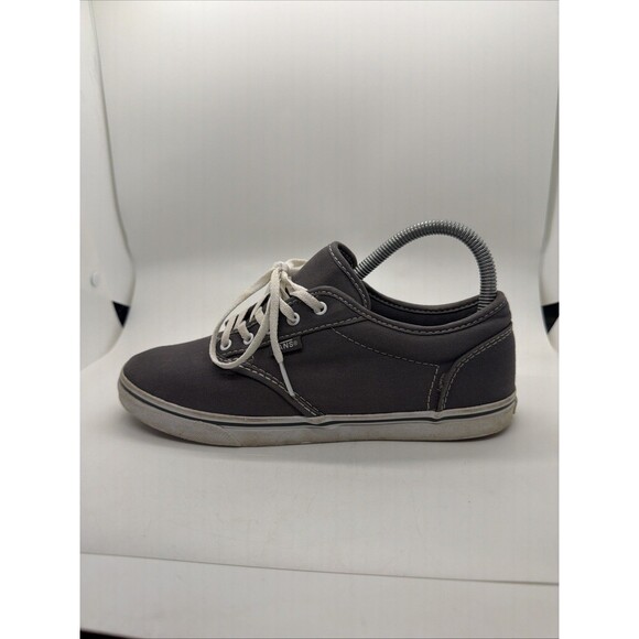 Vans Womens Off The Wall Skate Shoes Gray 721356 Low Top Canvas Lace Up 7 - Picture 10 of 12